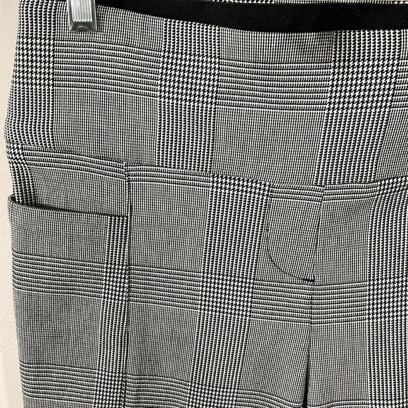 NWOT Apt. 9 Pull On Stretch Ankle Pants Black White Plain S - Picture 5 of 16